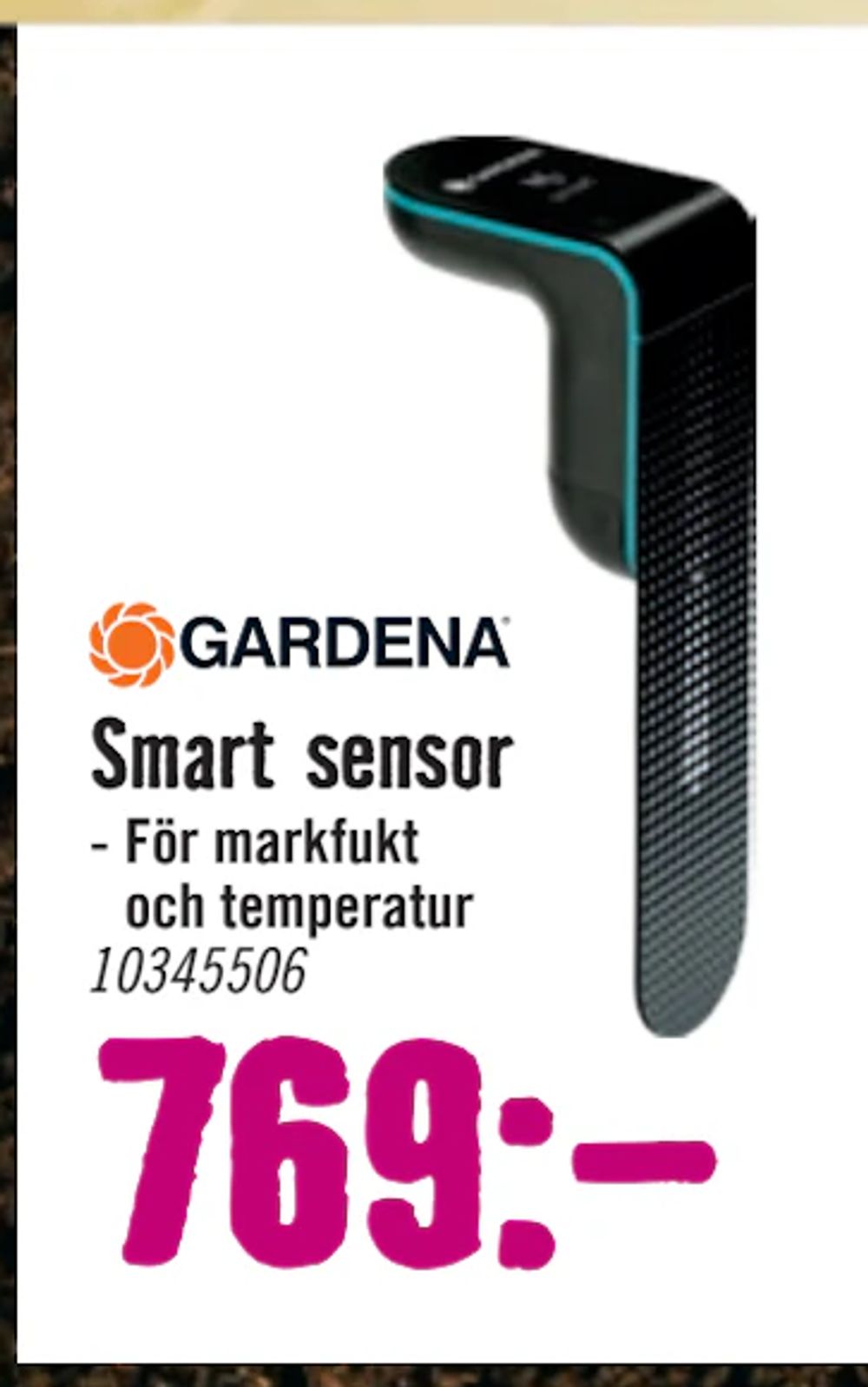 Erbjudanden på Smart sensor från Hornbach för 769 kr