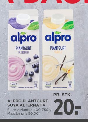 ALPRO PLANTGURT SOYA ALTERNATIV