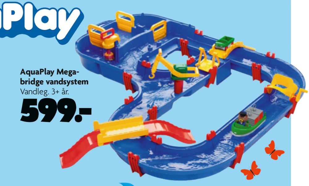 Tilbud på AquaPlay Megabridge vandsystem fra BR til 599 kr.