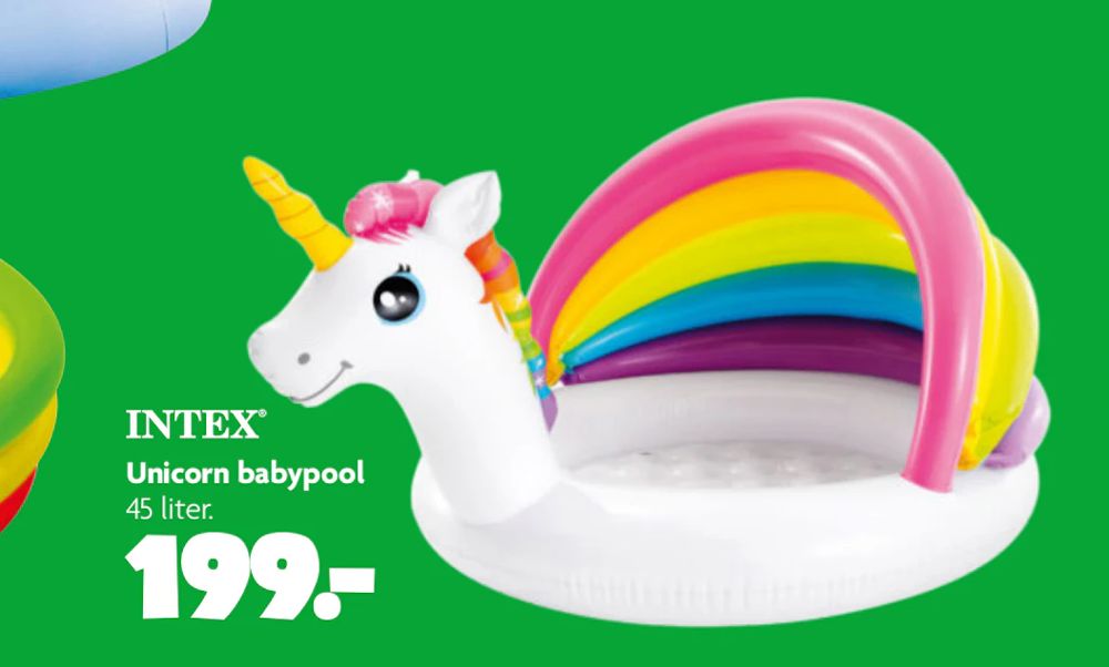 Tilbud på Unicorn babypool fra BR til 199 kr.