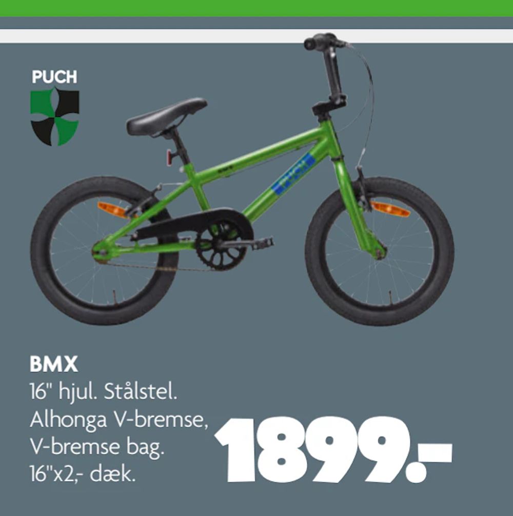 Tilbud på BMX fra BR til 1.899 kr.