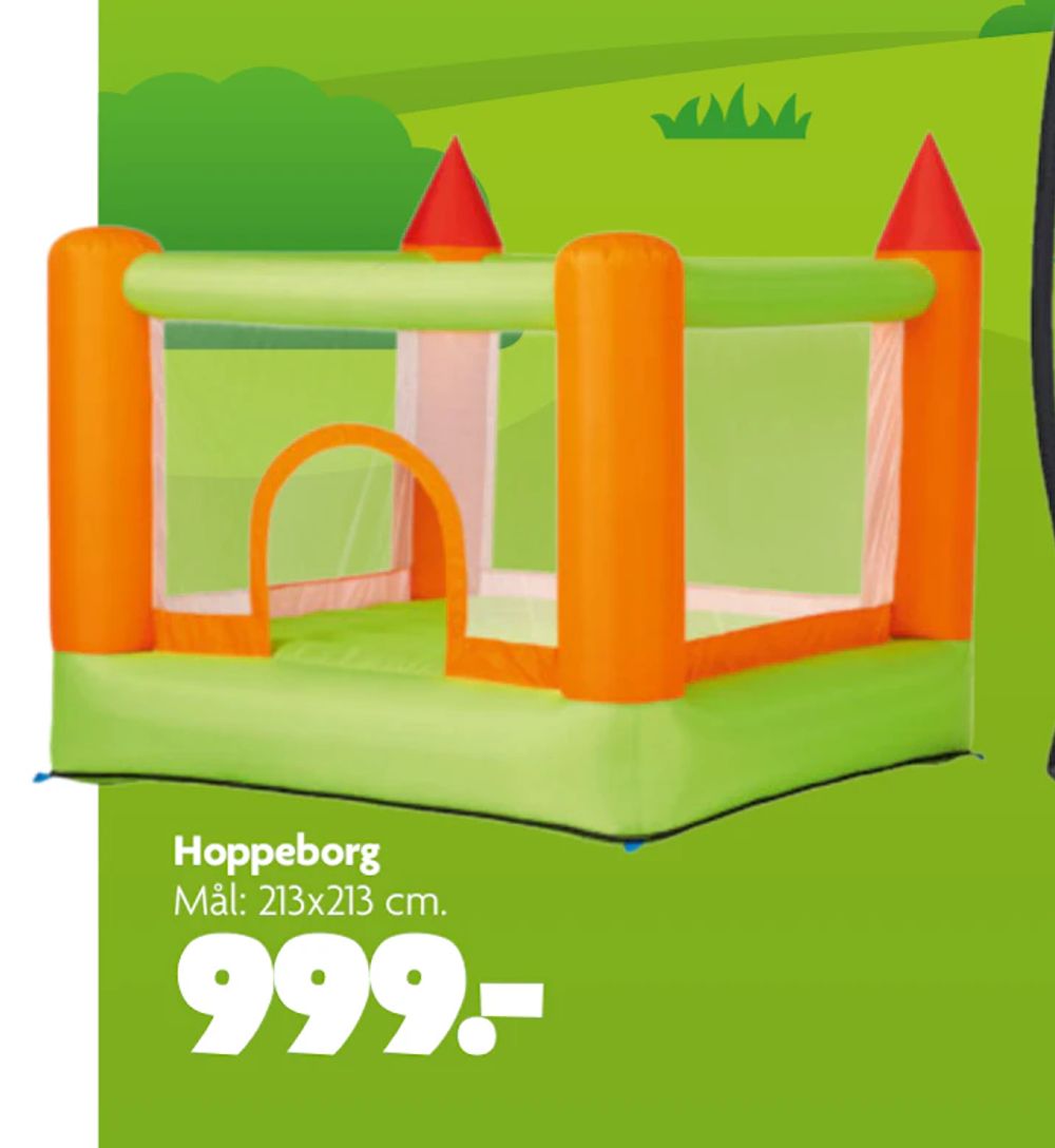 Tilbud på Hoppeborg fra BR til 999 kr.