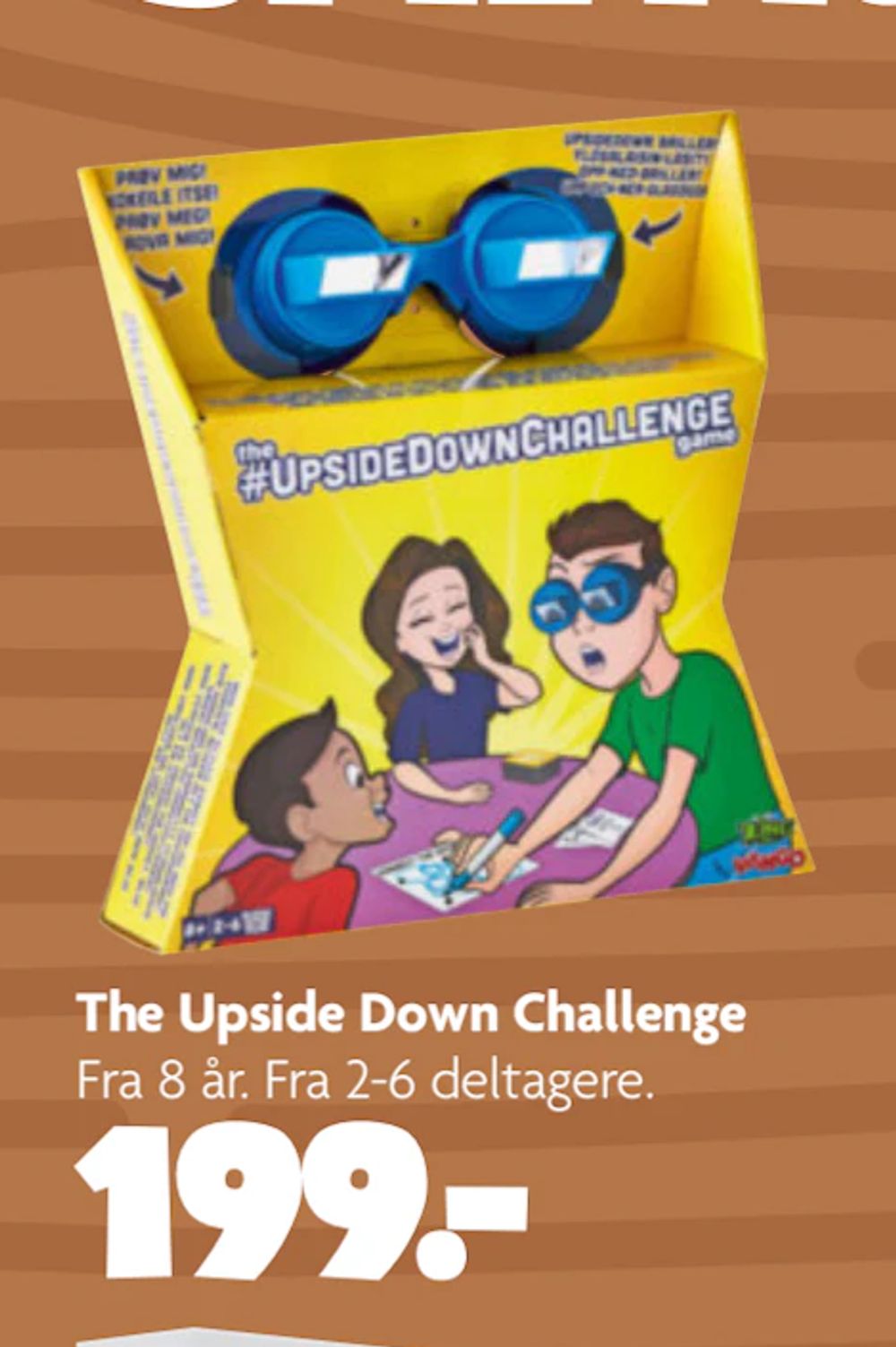 Tilbud på The Upside Down Challenge fra BR til 199 kr.