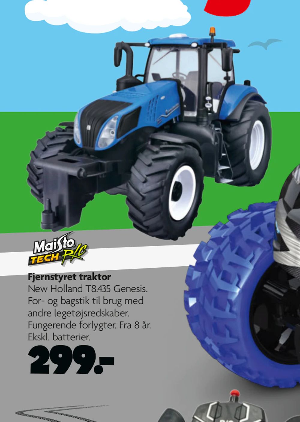Tilbud på Fjernstyret traktor fra BR til 299 kr.