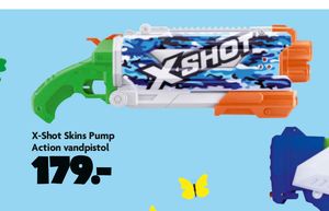 X-Shot Skins Pump Action vandpistol