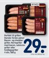 Perfekt til grillen Danske ferske pølser Bacon- og cheddargriller, Herregriller med bacon, salsicciagriller eller hvidløgsgriller 4 stk./360 g