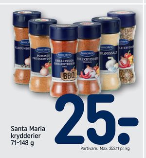 Santa Maria krydderier 71-148 g
