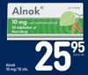 Alnok 10 mg/10 stk.