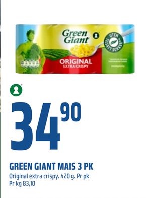 GREEN GIANT MAIS 3 PK