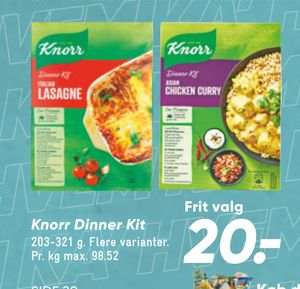 Knorr Dinner Kit
