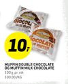 MUFFIN DOUBLE CHOCOLATE OG MUFFIN MILK