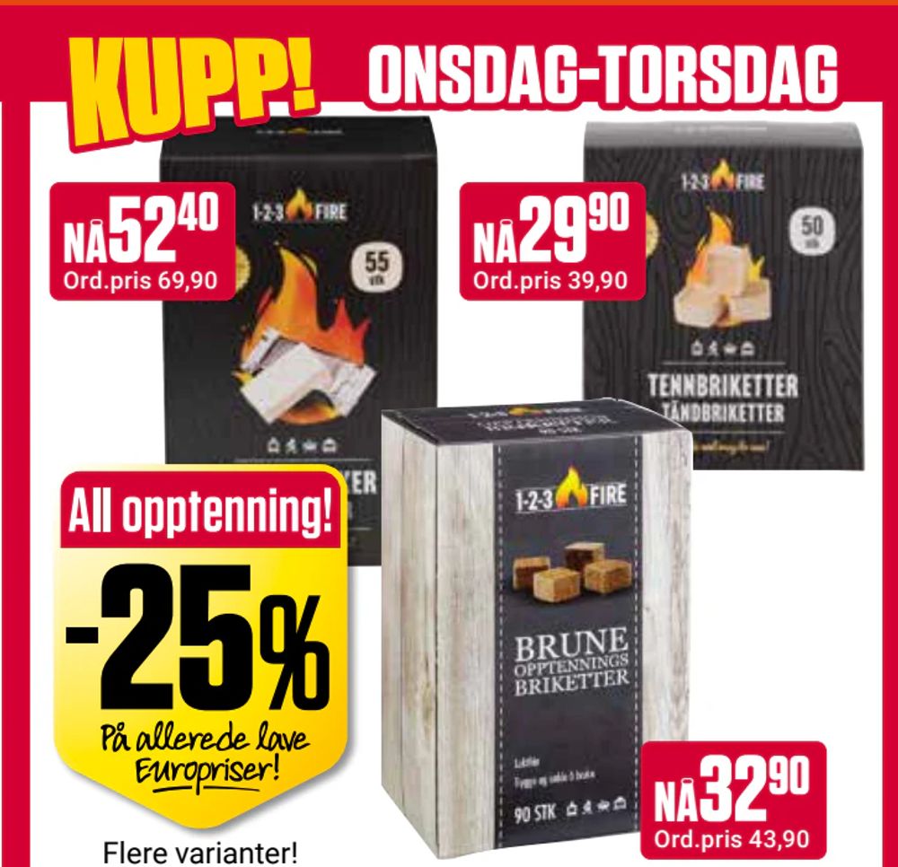 All opptenning