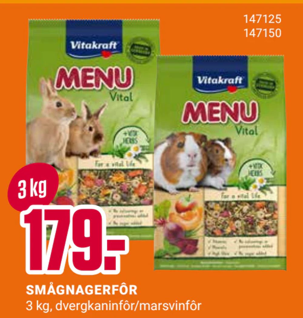 Smågnagerfôr