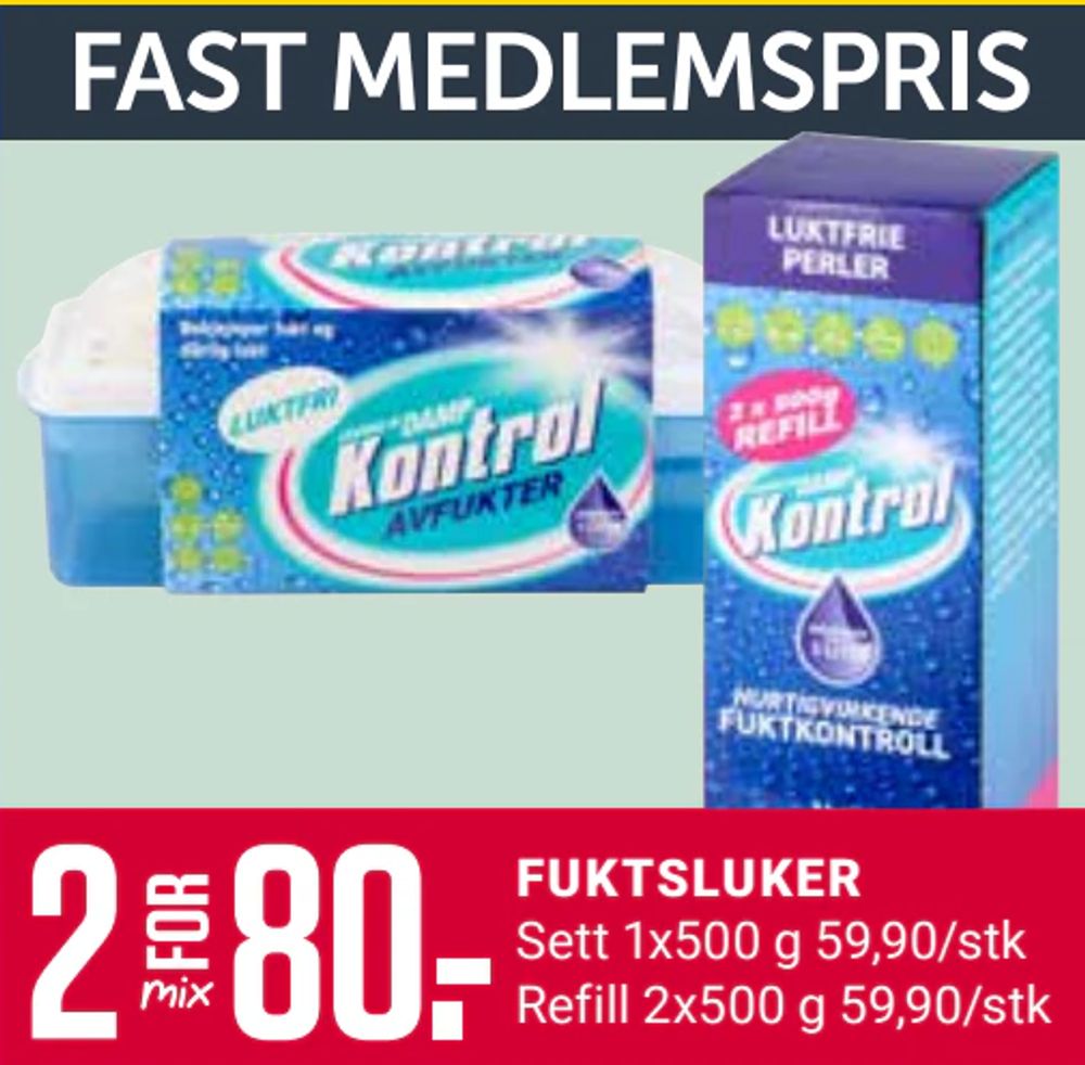 Fuktsluker