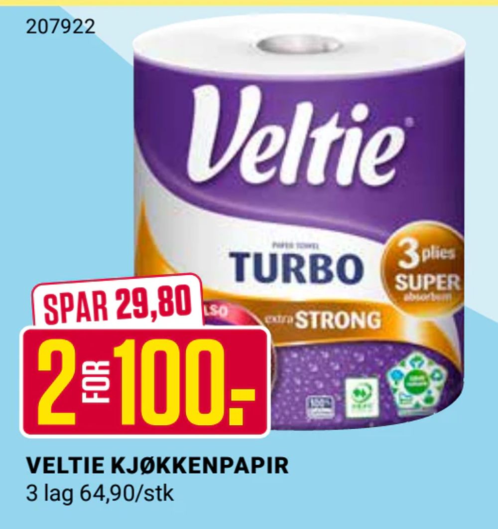 Veltie Kjøkkenpapir