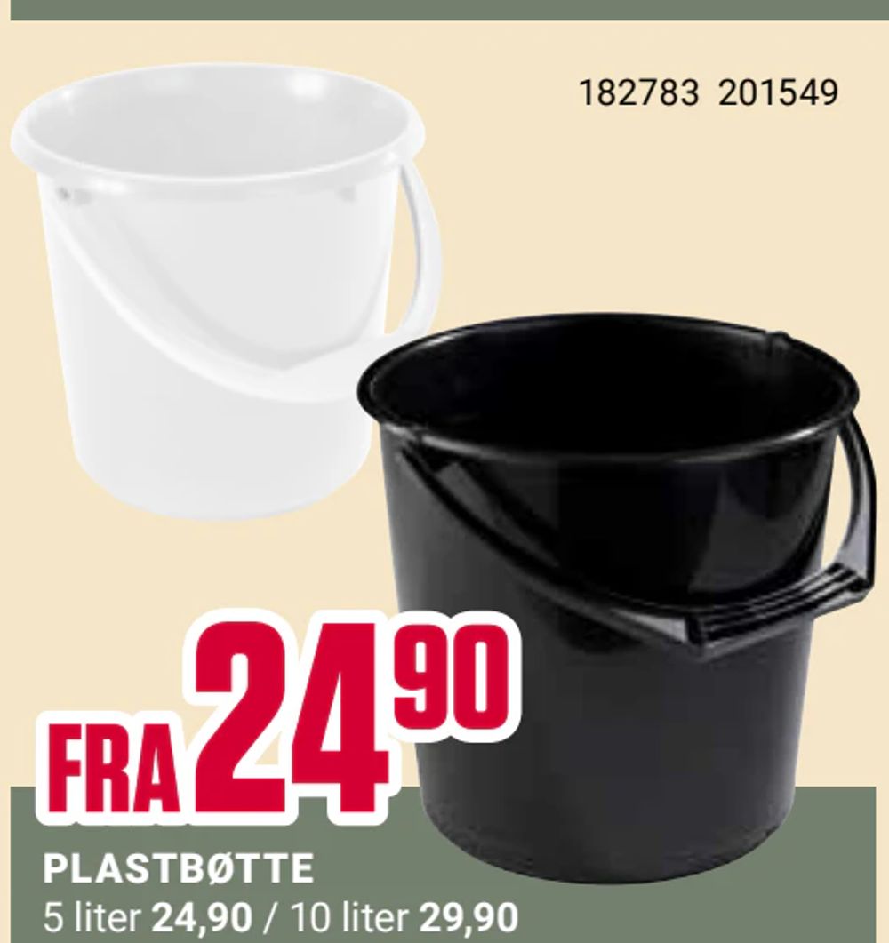 Plastbøtte