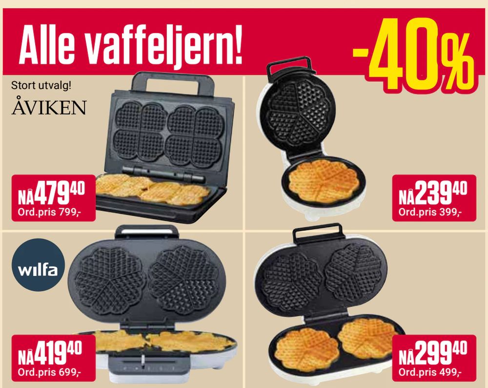 Alle vaffeljern