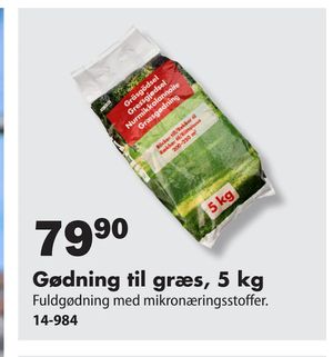 Gødning til græs, 5 kg