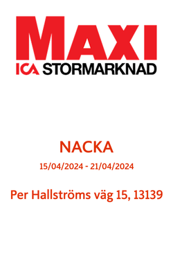 ICA Maxi Stormarknad Nacka