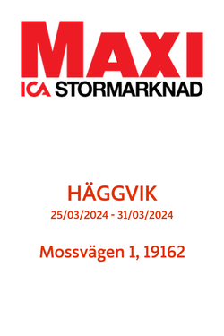 ICA Maxi Stormarknad Häggvik