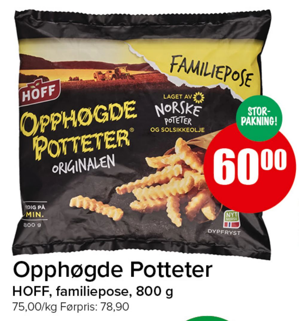 Opphøgde Potteter