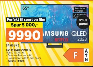 SAMSUNG 65" 4K QLED SMART TV
