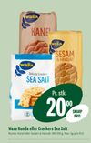 Wasa Runda eller Crackers Sea Salt