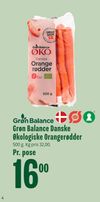 Grøn Balance Danske Økologiske Orangerødder