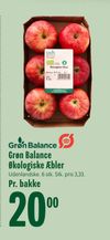 Grøn Balance Økologiske Æbler