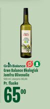 Grøn Balance Økologisk Jomfru Olivenolie
