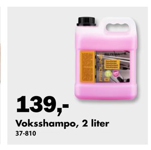 Voksshampo, 2 liter