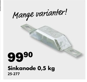 Sinkanode 0,5 kg