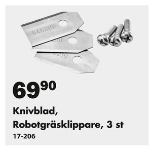 Knivblad, Robotgräsklippare, 3 st