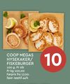 COOP MEGAS HYSEKAKER/ FISKEBURGER