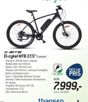 El-cykel MTB 27,5"