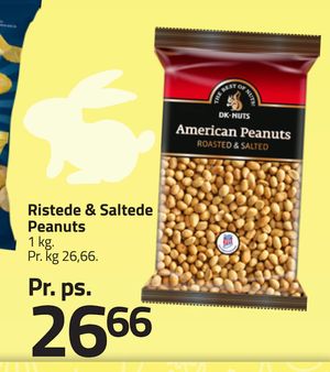 Ristede & Saltede Peanuts