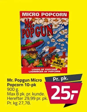 Mr. Popgun Micro Popcorn 10-pk