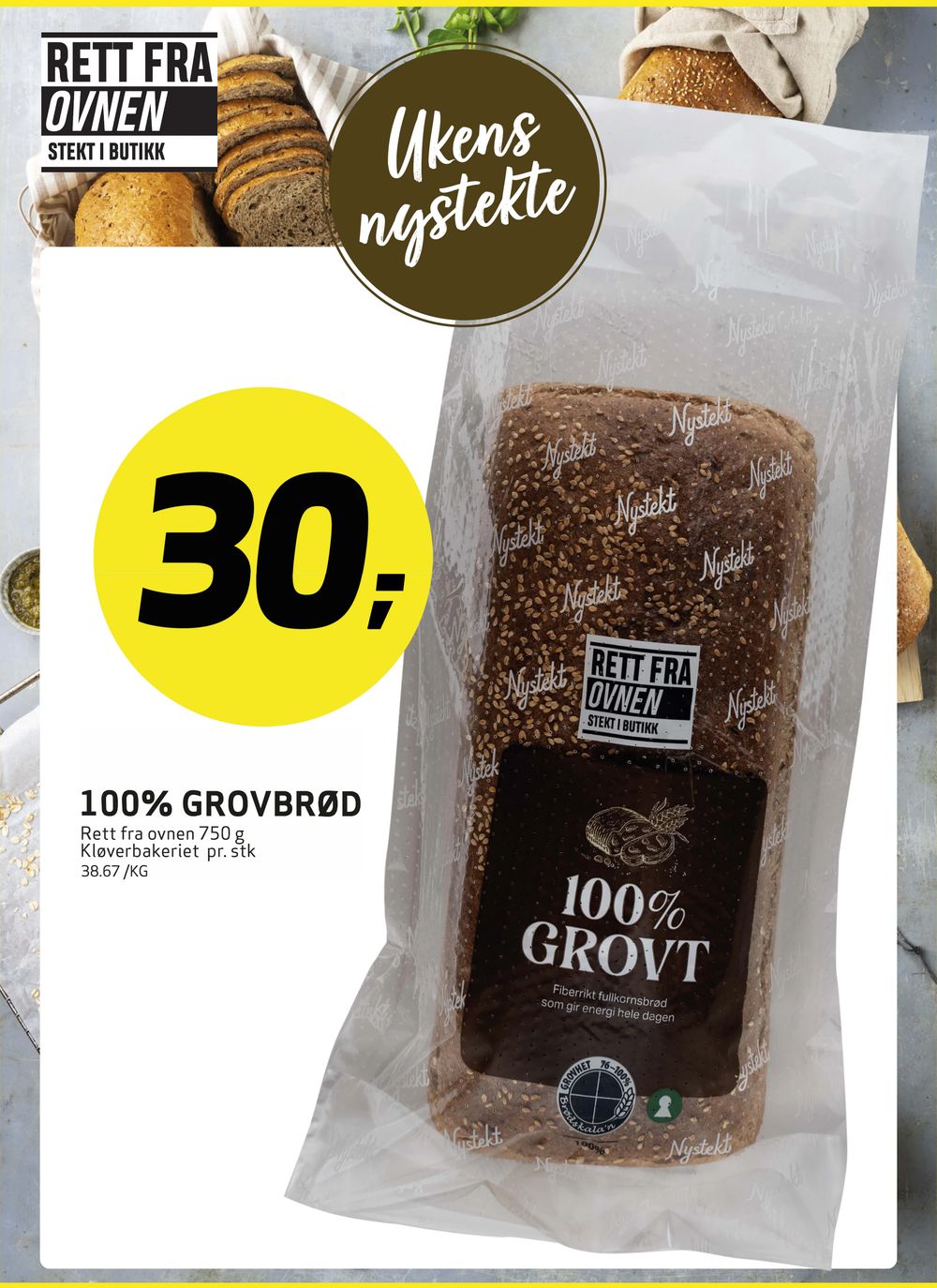 100% Grovbrød