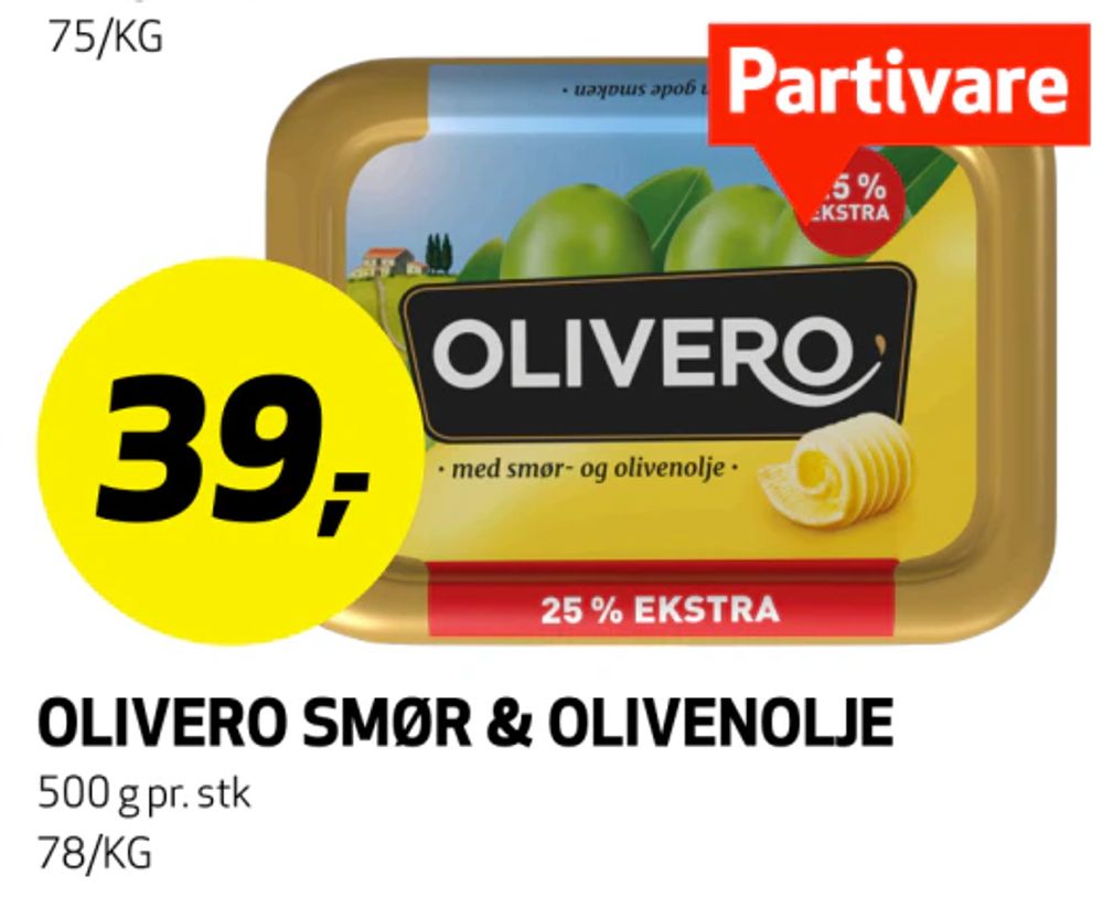 Olivero Smør & Olivenolje
