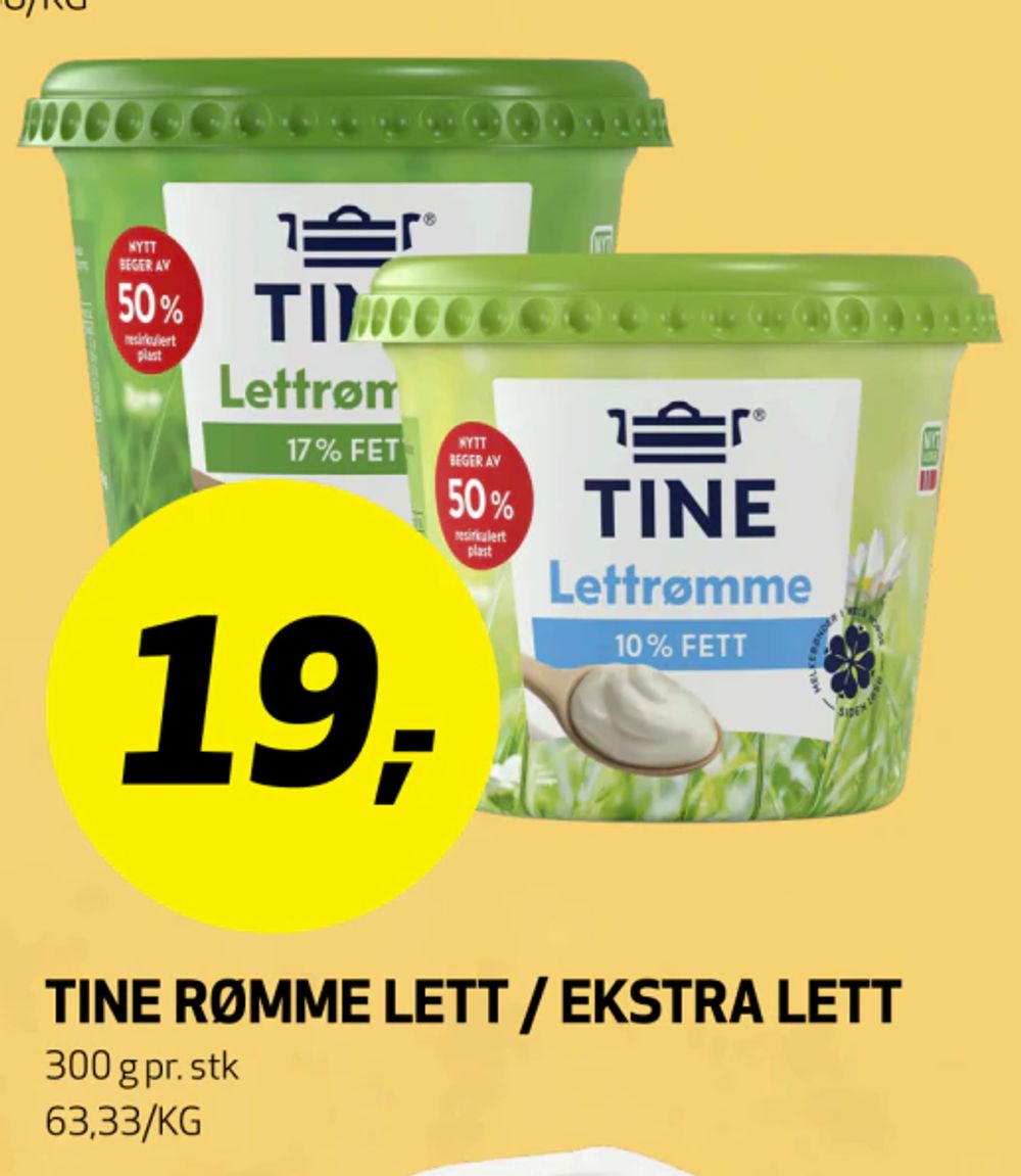Tine Rømme Lett / Ekstra Lett
