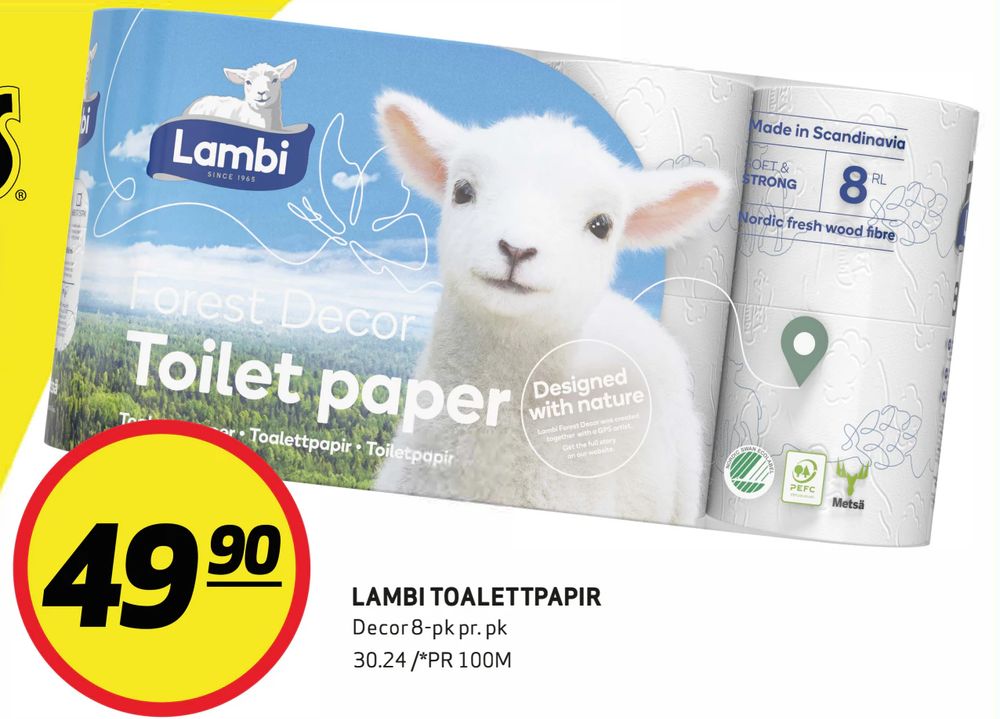 Lambi Toalettpapir
