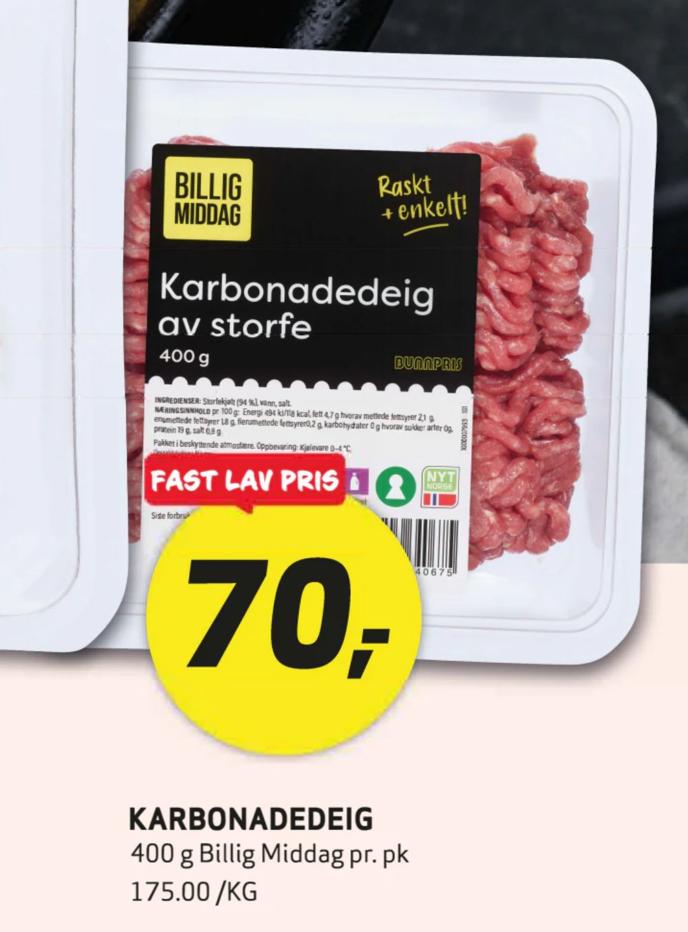 Karbonadedeig