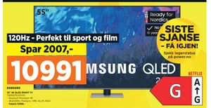 55" 4K QLED SMART TV