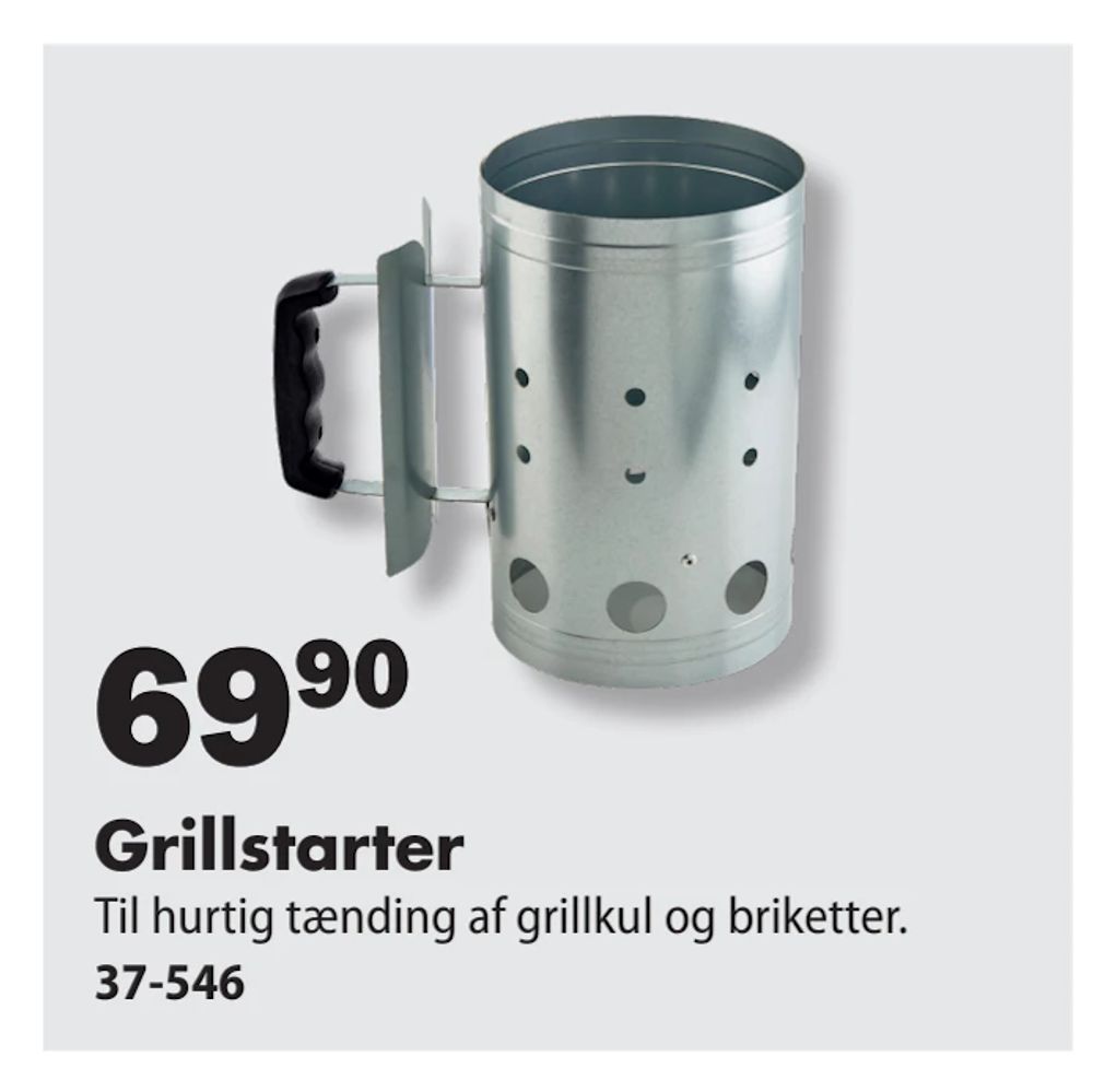 Tilbud på Grillstarter fra Biltema til 69,90 kr.