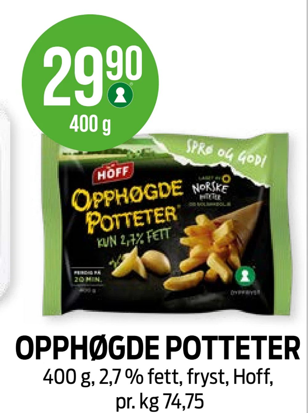 Opphøgde Potteter