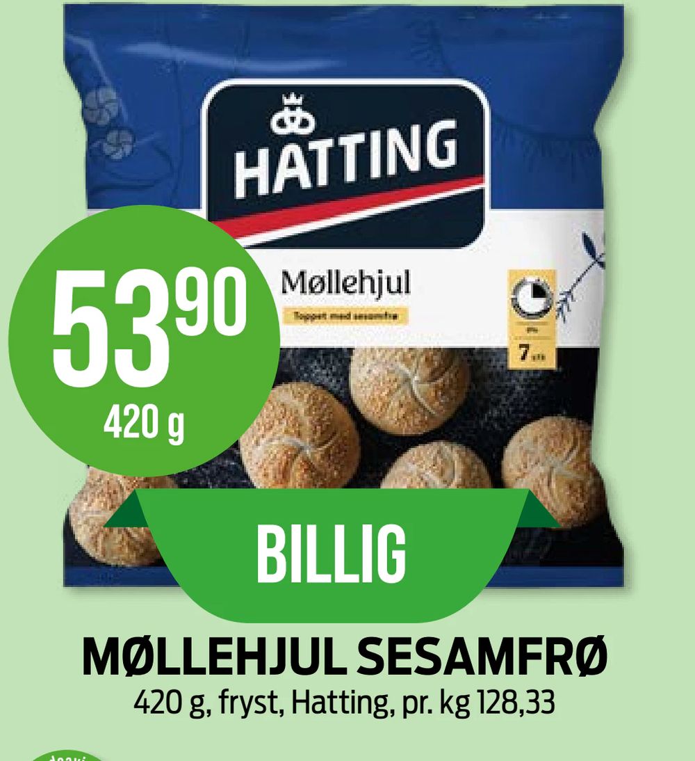 Møllehjul Sesamfrø
