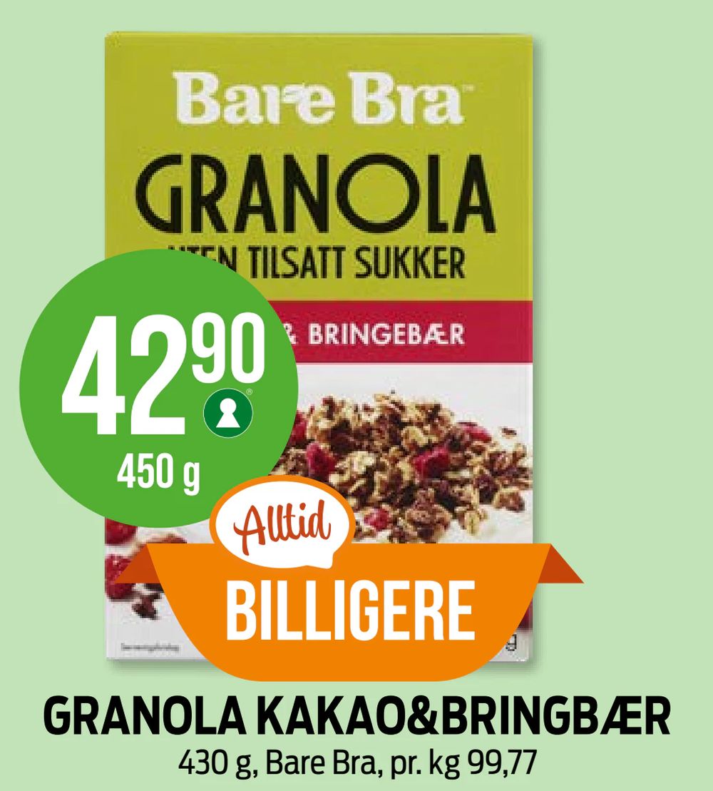 Granola Kakao&Bringbær