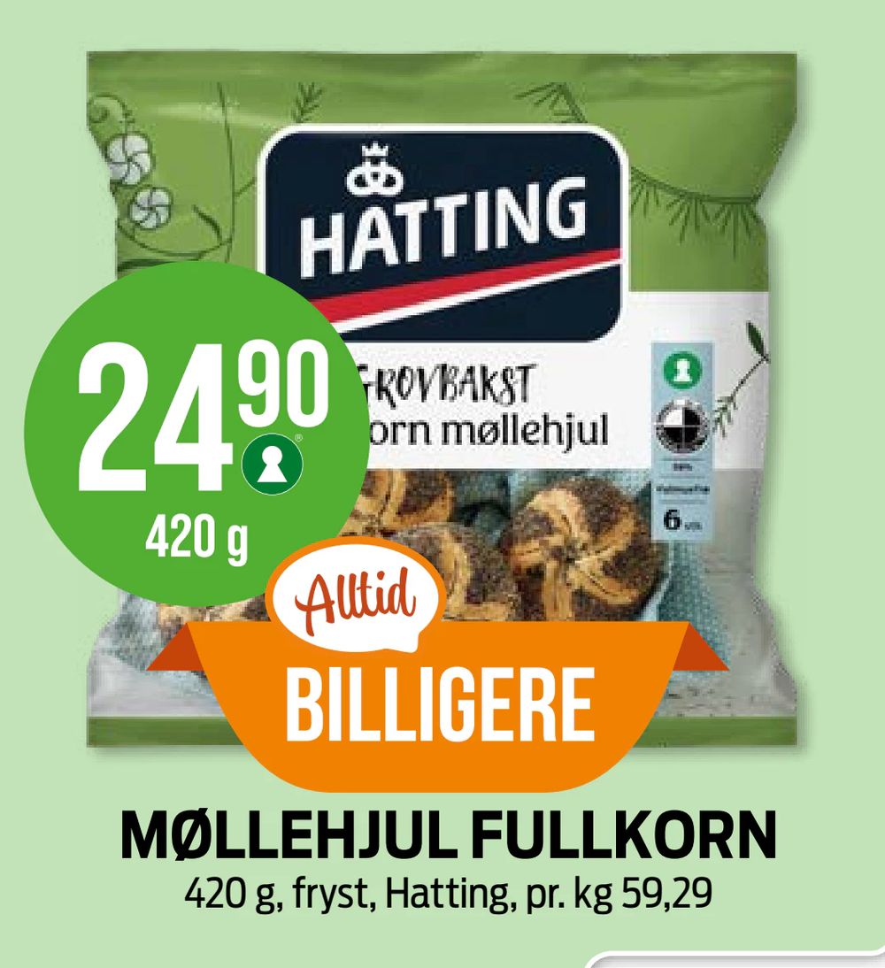 Møllehjul Fullkorn