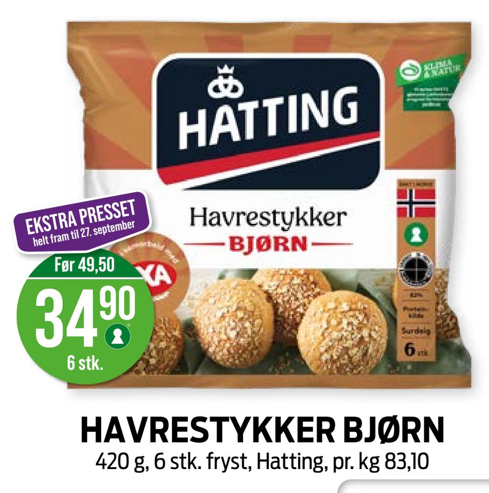 Havrestykker Bjørn