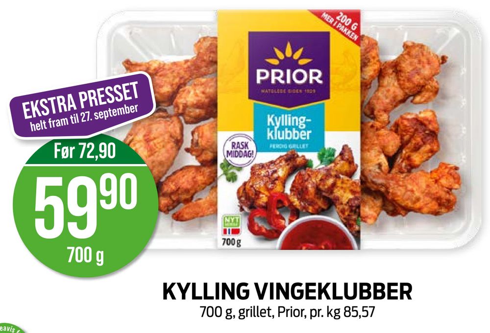 Kylling Vingeklubber
